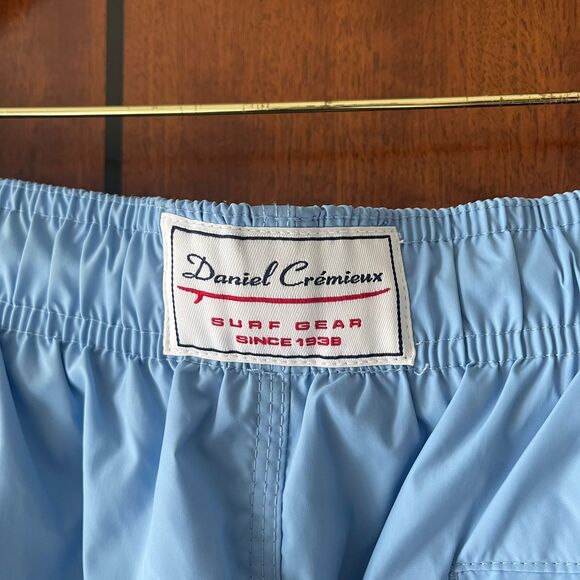 Daniel Cremieux Men’s Swim Trunks Shorts Blue Elastic Waist Pockets Size L - Picture 10 of 10